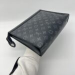 Louis Vuitton Pochette Voyage MM Monogram Eclipse SHW