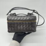 Bottega Veneta Bang Bang Vanity Case Intrecciato Fondant GHW