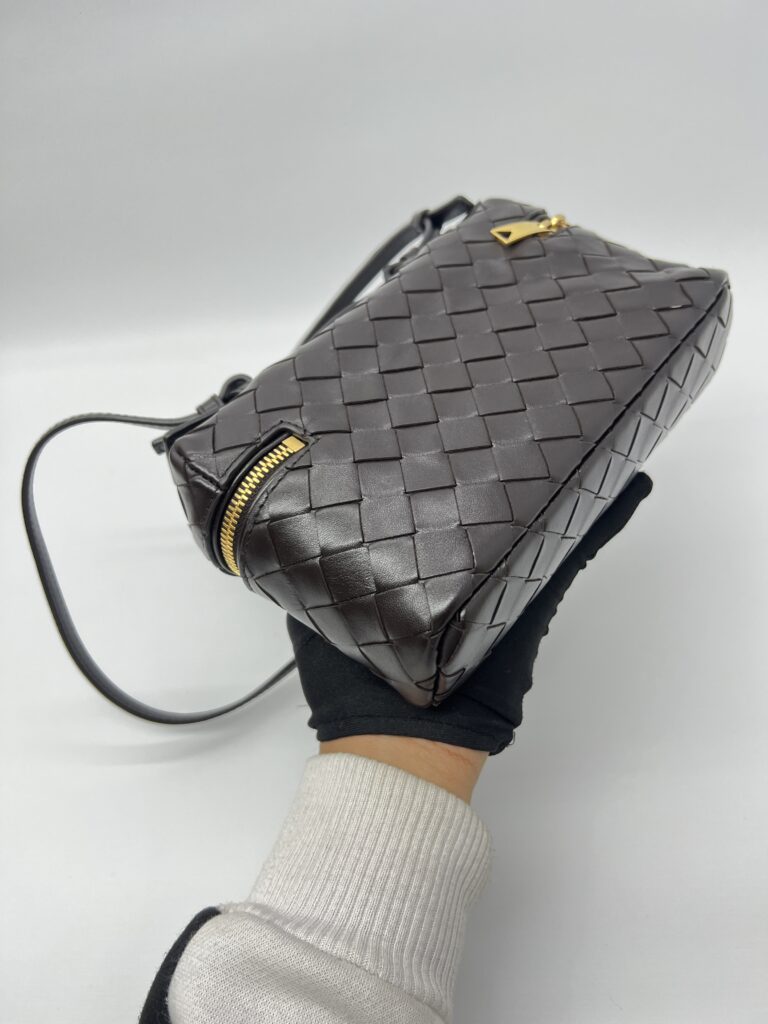 Bottega Veneta Bang Bang Vanity Case Intrecciato Fondant GHW