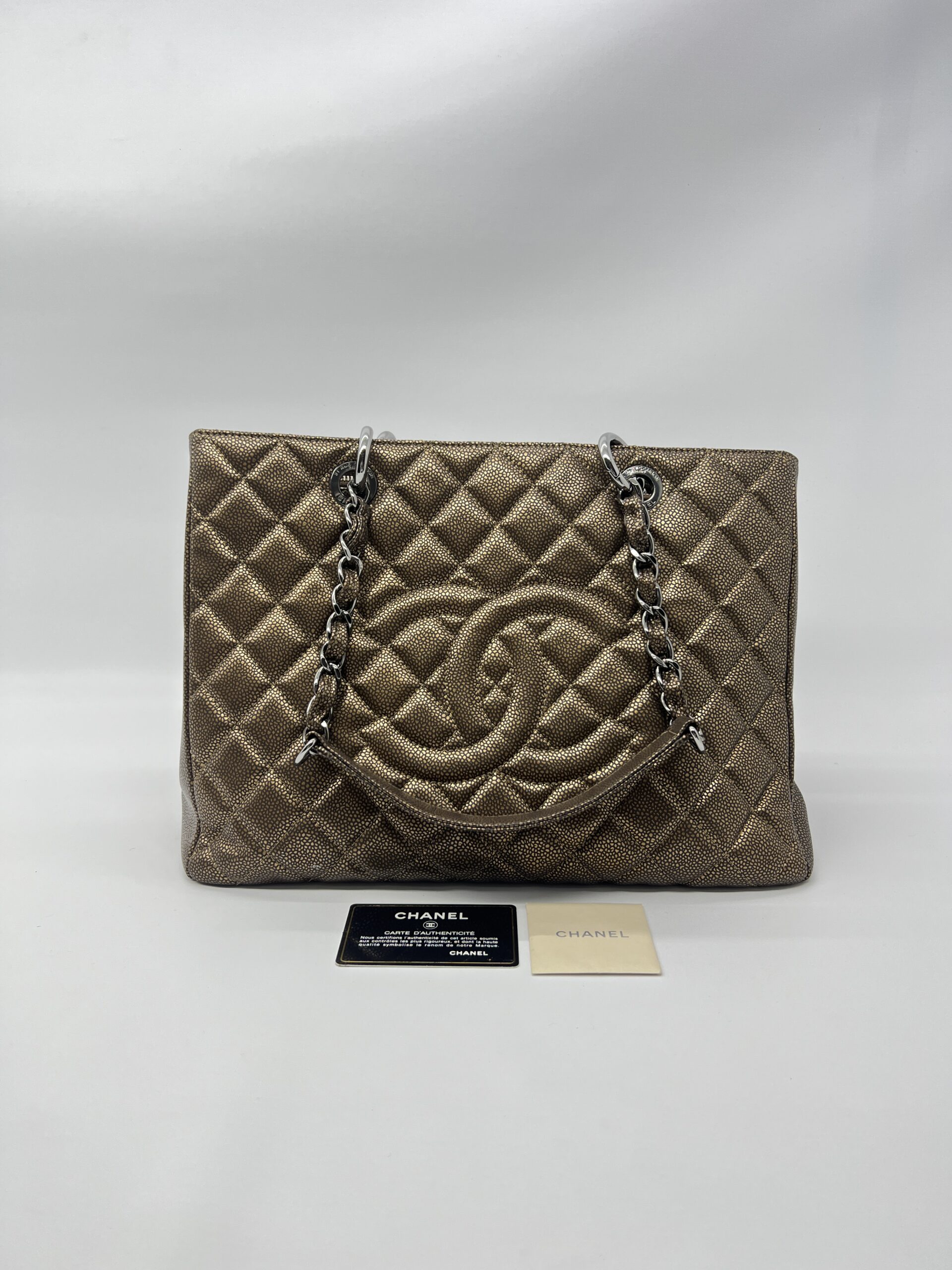 Chanel GST Caviar Bronze SHW