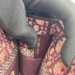 Dior Mini Book Tote Maroon Burgundy Oblique