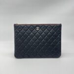Chanel O Case Caviar Black LGHW