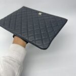 Chanel O Case Caviar Black LGHW