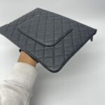 Chanel O Case Caviar Black LGHW