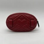 Gucci Marmont Belt Bag Red GHW