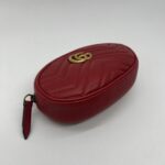Gucci Marmont Belt Bag Red GHW