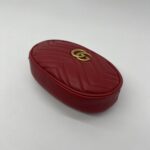 Gucci Marmont Belt Bag Red GHW