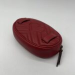 Gucci Marmont Belt Bag Red GHW
