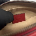 Gucci Marmont Belt Bag Red GHW