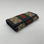Gucci Ophidia Long Wallet GG Canvas Black GHW