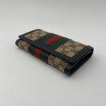 Gucci Ophidia Long Wallet GG Canvas Black GHW