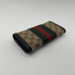 Gucci Ophidia Long Wallet GG Canvas Black GHW