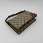 Gucci GG Emblem Continental GG Supreme Brown GHW