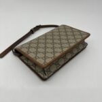 Gucci GG Emblem Continental GG Supreme Brown GHW