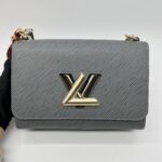 Louis Vuitton Twist MM Epi Gray GHW