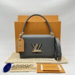 Louis Vuitton Twist MM Epi Gray GHW