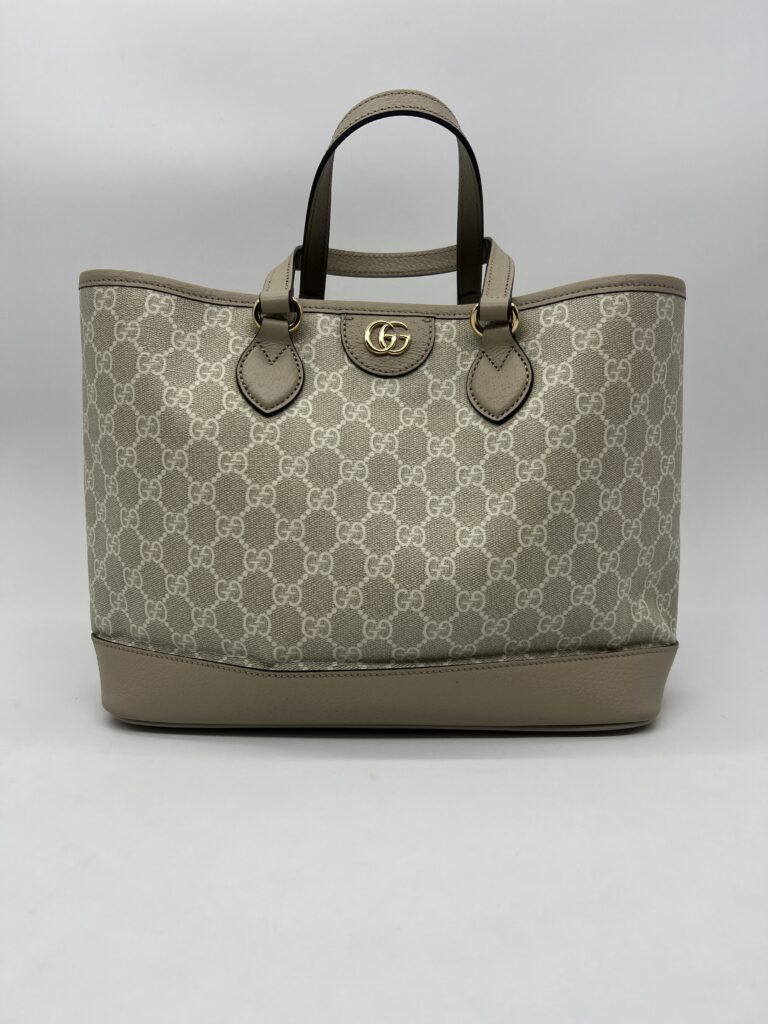 Gucci Ophidia Tote Bag GG Supreme Beige GHW