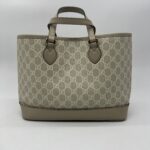Gucci Ophidia Tote Bag GG Supreme Beige GHW