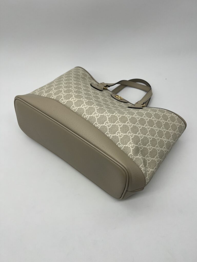 Gucci Ophidia Tote Bag GG Supreme Beige GHW