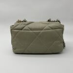 Chanel C19 Small Lambskin Light Grey SHW