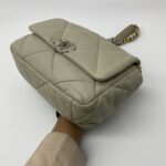 Chanel C19 Small Lambskin Light Grey SHW