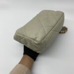 Chanel C19 Small Lambskin Light Grey SHW