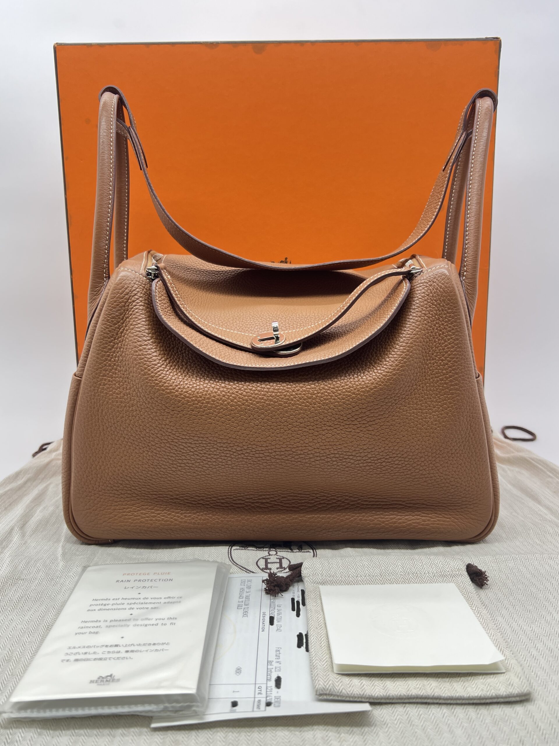 Hermes Lindy 34 Clemence Gold PHW