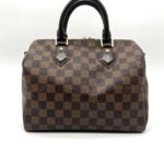 Louis Vuitton Speedy Bandou 25 Damier Ebene GHW