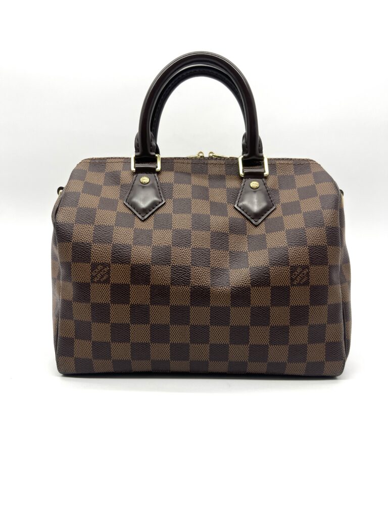 Louis Vuitton Speedy Bandou 25 Damier Ebene GHW