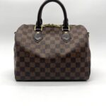 Louis Vuitton Speedy Bandou 25 Damier Ebene GHW