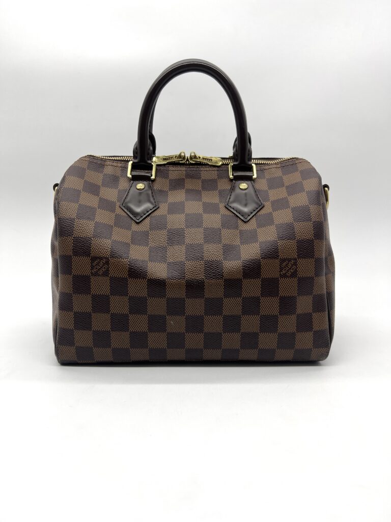 Louis Vuitton Speedy Bandou 25 Damier Ebene GHW