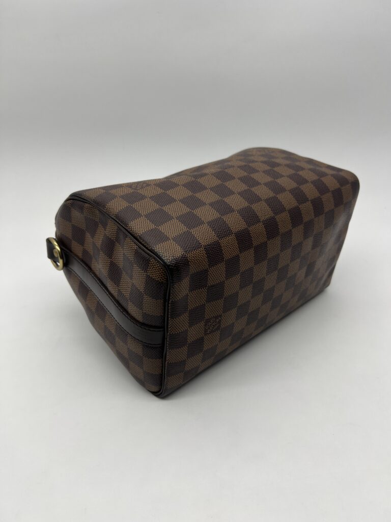 Louis Vuitton Speedy Bandou 25 Damier Ebene GHW