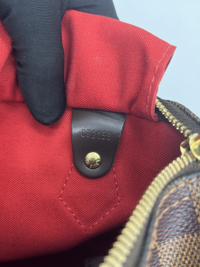 Louis Vuitton Speedy Bandou 25 Damier Ebene GHW