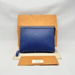 Louis Vuitton Pochette Voyage MM Taiga Cobalt Blue SHW