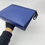 Louis Vuitton Pochette Voyage MM Taiga Cobalt Blue SHW