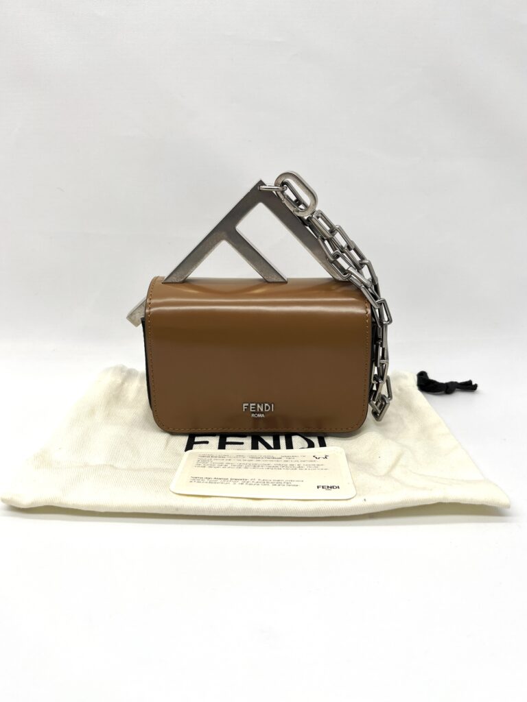Fendi Nano First Sight Shiny Calfskin Caramello SHW
