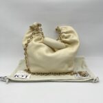 Loewe Squeeze Small Mellow Lambskin Ivory GHW