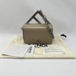 Fendi Nano First Sight Shiny Calfskin Beige SHW
