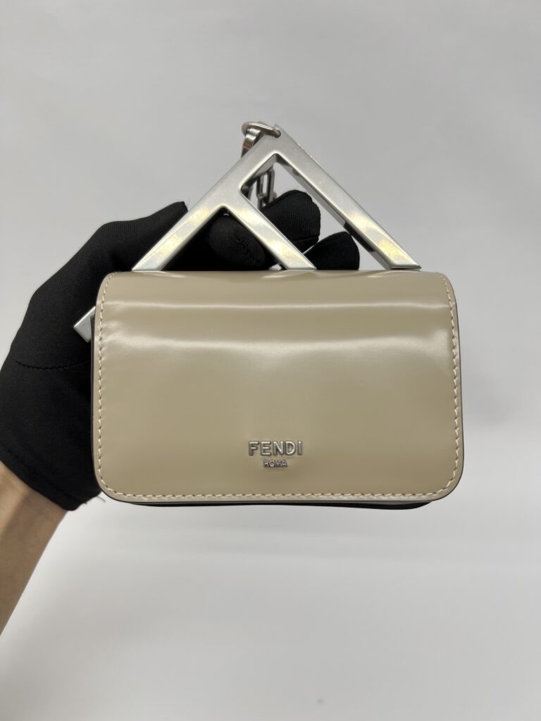 Fendi Nano First Sight Shiny Calfskin Beige SHW
