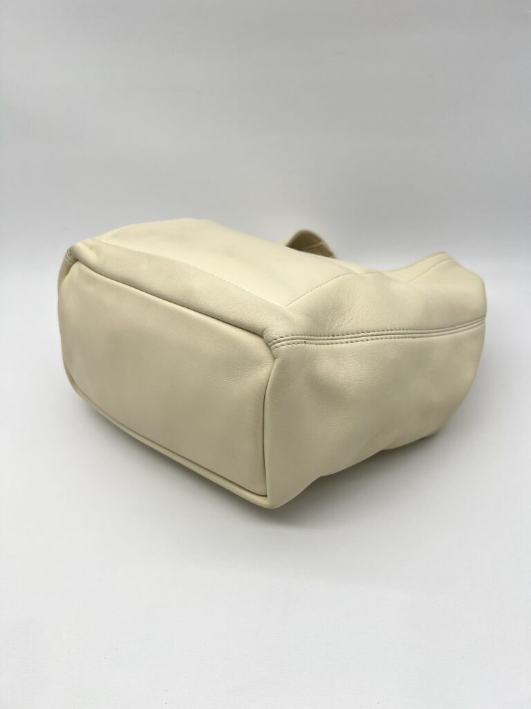 Loewe Squeeze Small Mellow Lambskin Ivory GHW