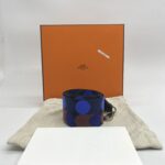Hermes Sangle Flipperball Bag Noir/Bleu Saphir