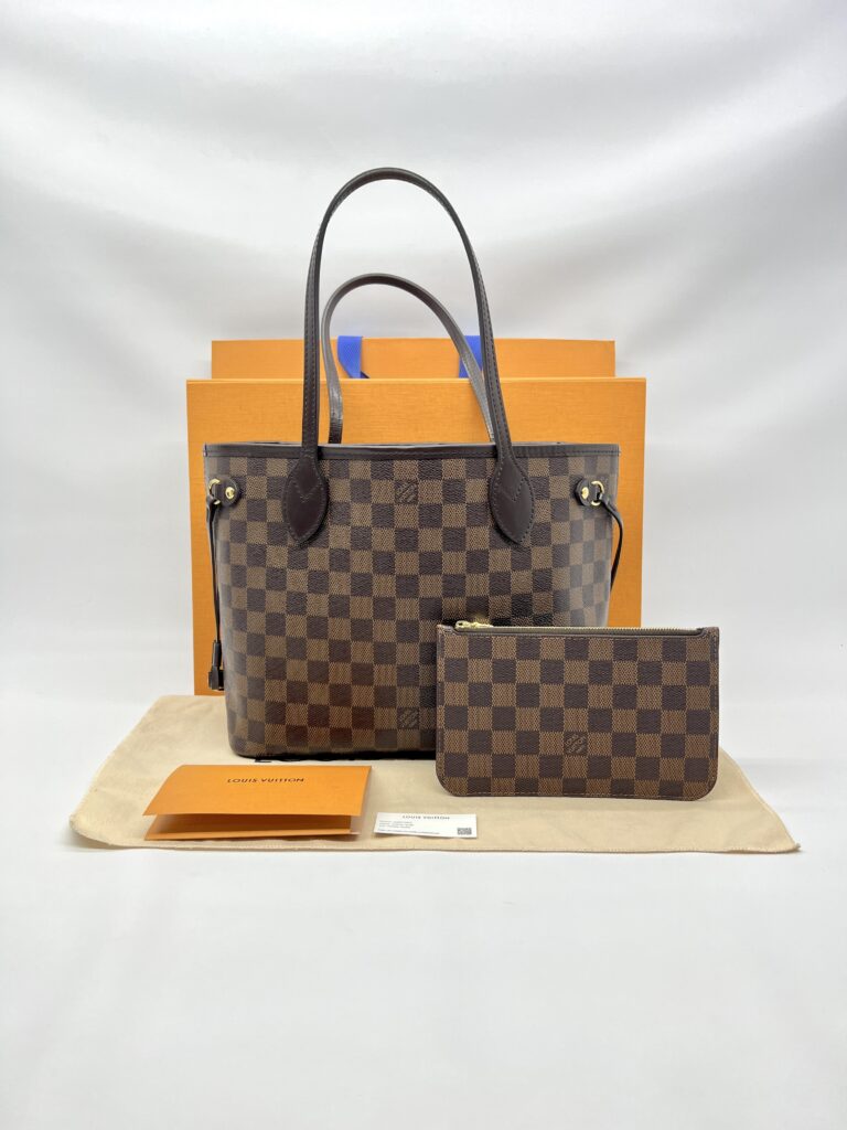 Louis Vuitton Neverfull PM Damier Ebene Rouge GHW