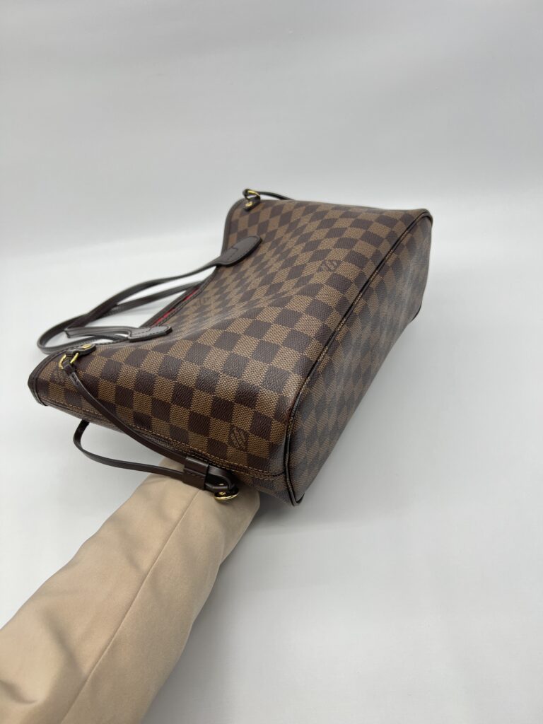 Louis Vuitton Neverfull PM Damier Ebene Rouge GHW