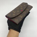 Louis Vuitton Emilie Wallet Monogram Fuchsia GHW