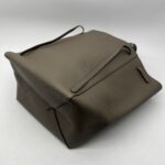 Celine Cabas Phantom Tote Grained Dark Taupe GHW