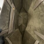 Celine Cabas Phantom Tote Grained Dark Taupe GHW