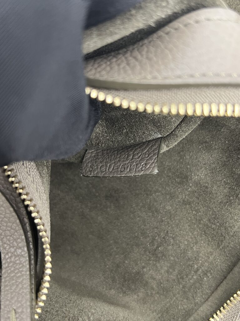 Celine Cabas Phantom Tote Grained Dark Taupe GHW