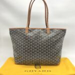 Goyard Artois MM Goyardine Noir Tan