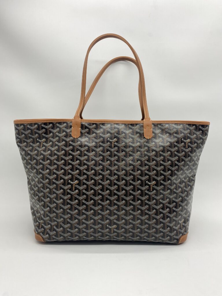 Goyard Artois MM Goyardine Noir Tan