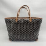 Goyard Artois MM Goyardine Noir Tan